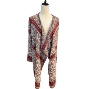 Anthro/ Ruby Moon Medium Tribal Cardigan Sweater